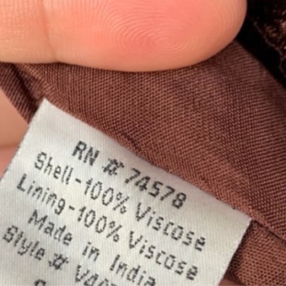 Cache Brown Skirt Embellished with Sequins - Picture 4 of 4